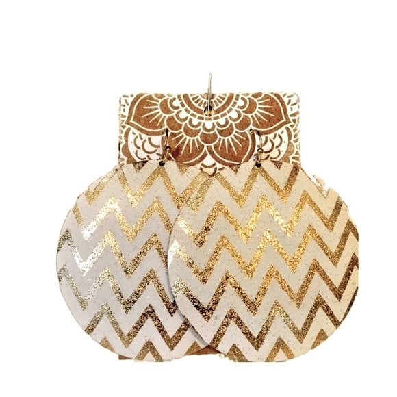 BOHO Chic Large Statement Earrings NWOT - Picture 1 of 7